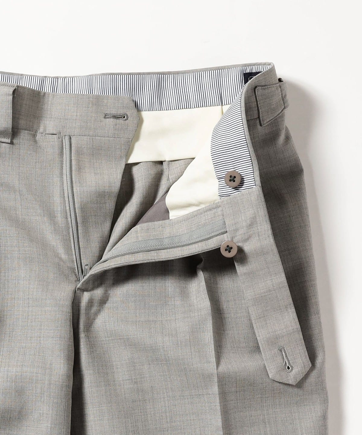 BEAMS F(BEAMS F)【別注】IGARASHI TROUSERS / 羊毛 2 褶式側 BEAMS F(BEAMS F)【別注】IGARASHI TROUSERS / 羊毛 2 褶式側