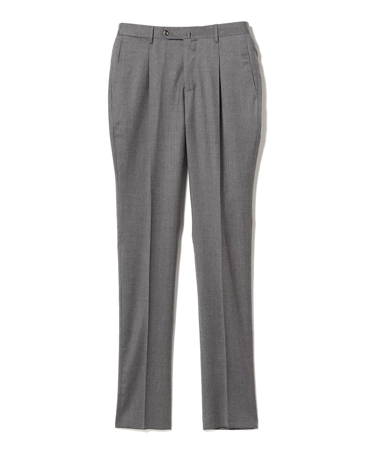 【別注】PT TORINO ピーティー トリノ / GENTLEMAN-F ストレッチウール 1プリーツ スラックス パンツ MEN GREY/0230 48 【別注】PT TORINO ピーティー トリノ / GENTLEMAN-F ストレッチウール 1プリーツ スラックス パンツ MEN GREY/0230 48