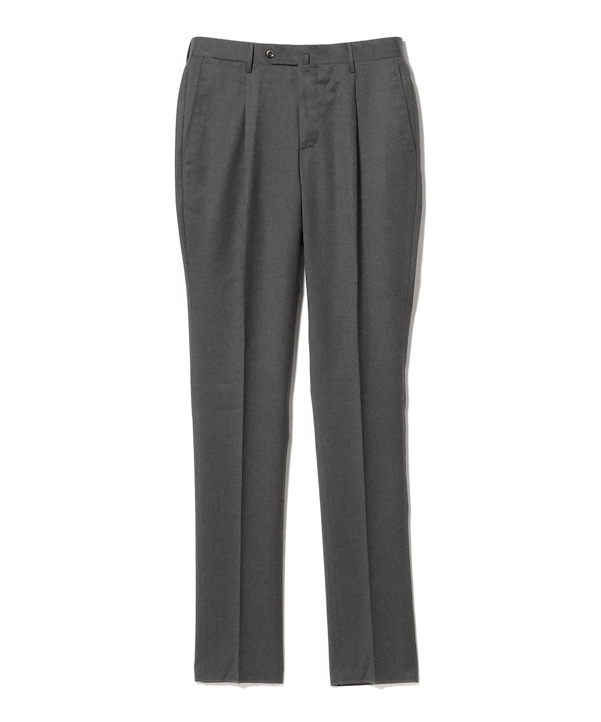 【別注】PT TORINO ピーティー トリノ / GENTLEMAN-F ストレッチウール 1プリーツ スラックス パンツ MEN CHARCOAL. G/0240 44 【別注】PT TORINO ピーティー トリノ / GENTLEMAN-F ストレッチウール 1プリーツ スラックス パンツ MEN CHARCOAL. G/0240 44