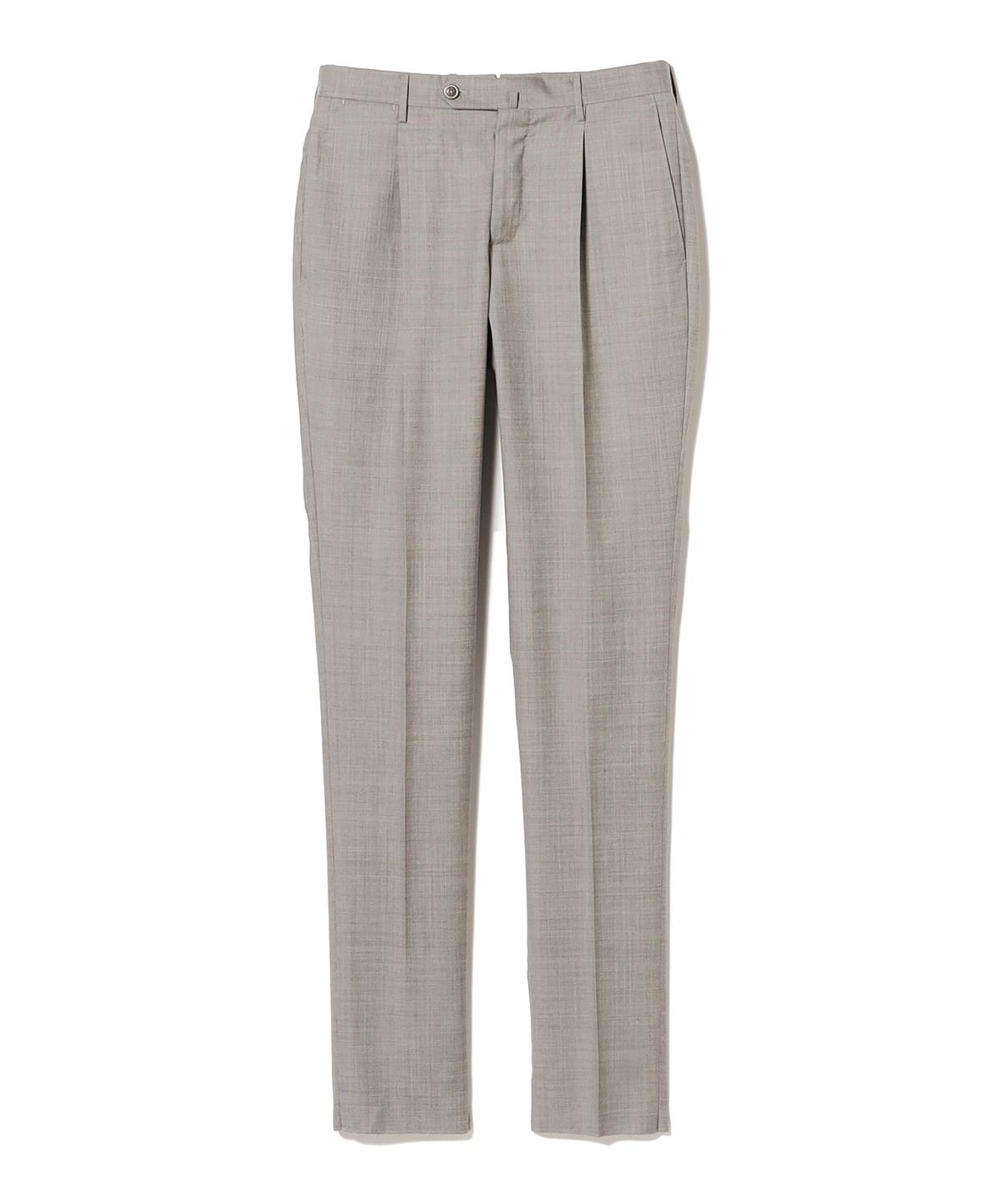 【別注】PT TORINO ピーティー トリノ / GENTLEMAN-F ウール シャークスキン 1プリーツ スラックス パンツ MEN GREY/0220 42 【別注】PT TORINO ピーティー トリノ / GENTLEMAN-F ウール シャークスキン 1プリーツ スラックス パンツ MEN GREY/0220 42