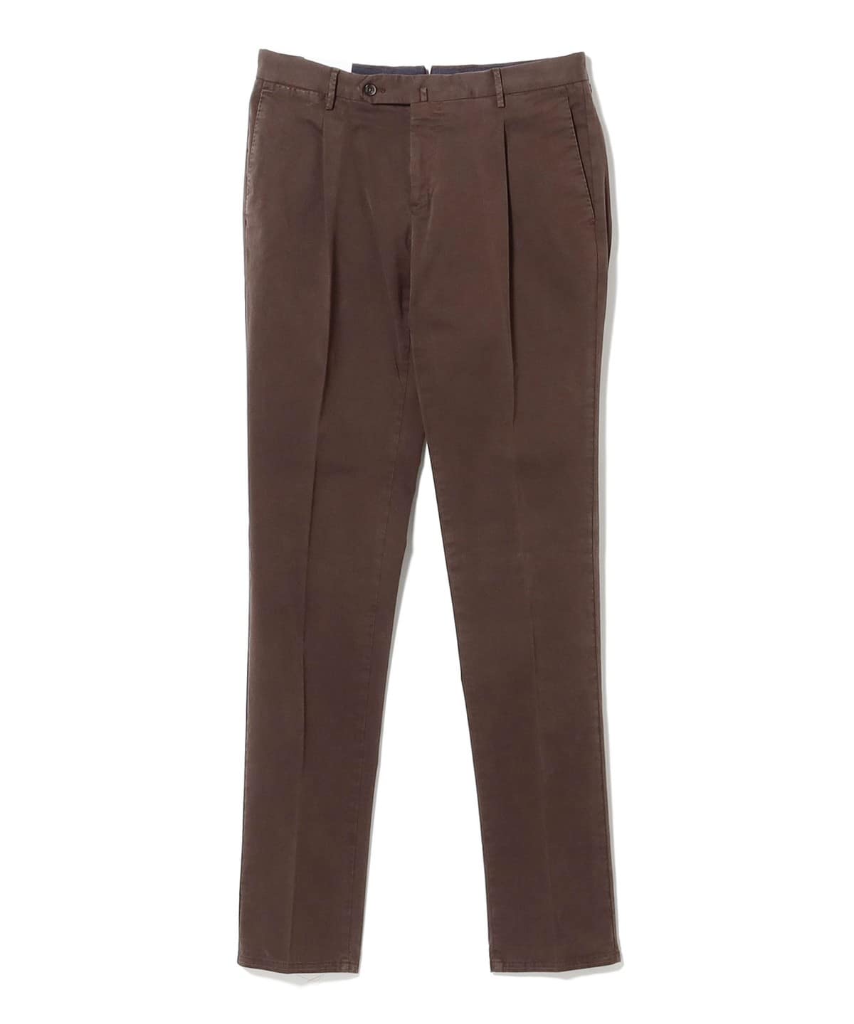 【別注】PT TORINO ピーティー トリノ / EVO-F ストレッチ コットンツイル 1プリーツ スラックス パンツ MEN BROWN/Y793 52 【別注】PT TORINO ピーティー トリノ / EVO-F ストレッチ コットンツイル 1プリーツ スラックス パンツ MEN BROWN/Y793 52