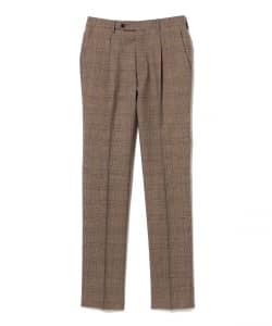 【別注】GERMANO / グレンチェック 1プリーツ スラックス