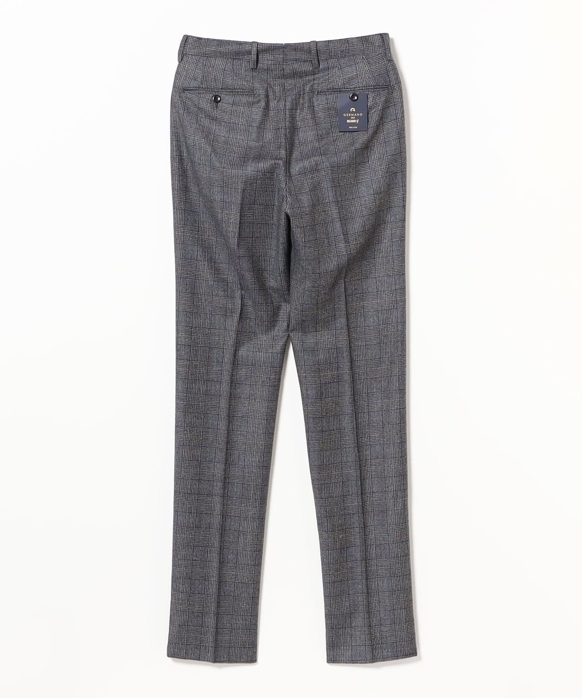 (美品)GERMANO/Beams別注 ストレッチ 1プリーツ スラックス BEAMS F（ビームスF）【別注】GERMANO / コットンギャバジン 1