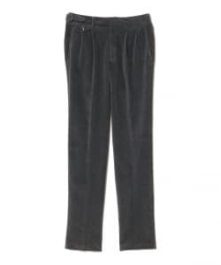【別注】GERMANO / コットンポリウレタン コーデュロイ 2プリーツ シングルグルカ スラックス