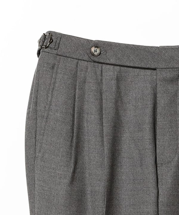 BEAMS F（ビームスF）【別注】GTA / HERRICK ウール サキソニー サイド