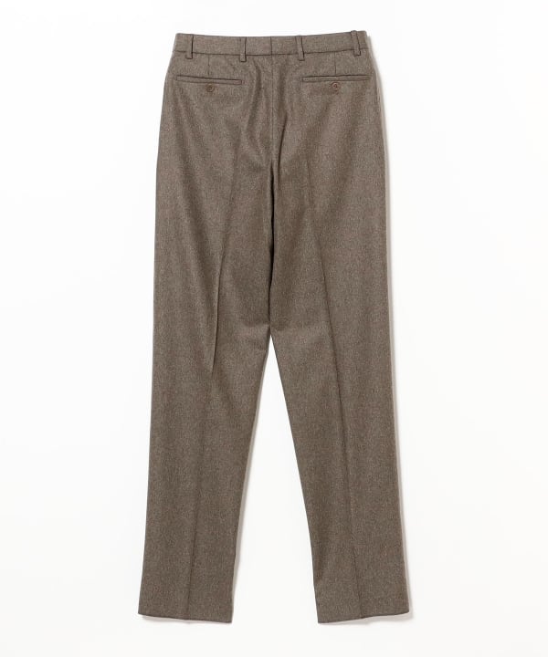 BEAMS F（ビームスF）ATELIER ZINS / ミックスファブリック 2プリーツ