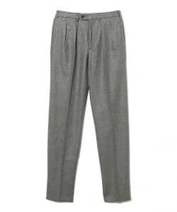 ATELIER ZINS / ミックスファブリック 2プリーツ ワイドスラックス