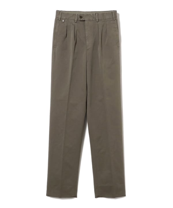 美品！　PT01 × BEAMS F　ウールスリムフィットスラックス　グレー46 BEAMS F（ビームスF）BEAMS F EXCLUSIVE FABRIC ウール フレスコ