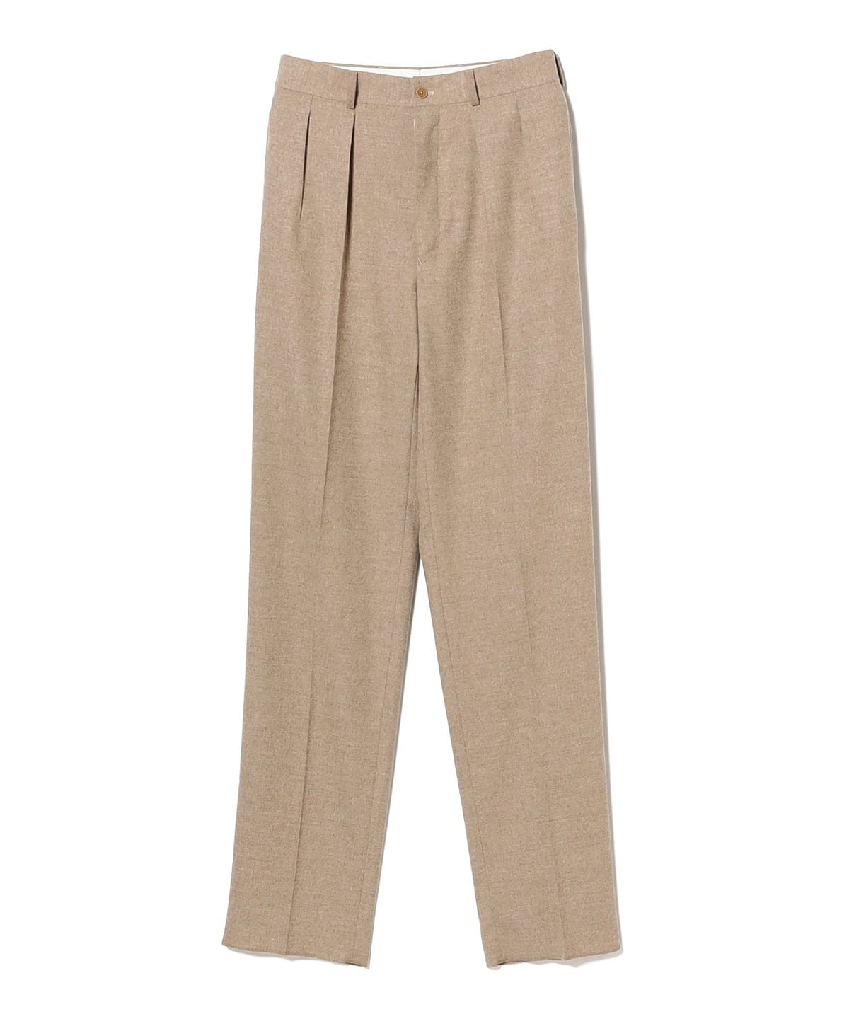 【別注】BERNARD ZINS ベルナール ザンス / H7 ミックスファブリック ワイドスラックス パンツ MEN BEIGE/028 42 【別注】BERNARD ZINS ベルナール ザンス / H7 ミックスファブリック ワイドスラックス パンツ MEN BEIGE/028 42