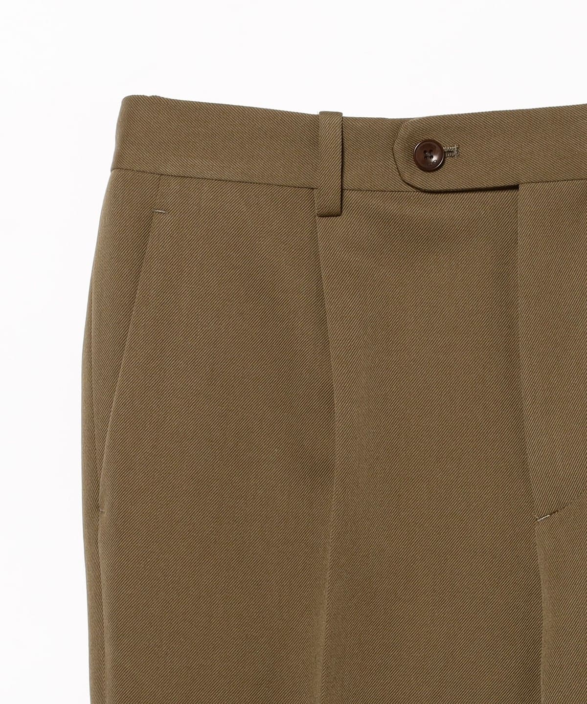 セ*ル様 【新品】ORTELO オルテロ /1プリーツ ウールギャバジン スラッ BEAMS F（ビームスF）【別注】ORTELO / シューカット 1プリーツ ウール