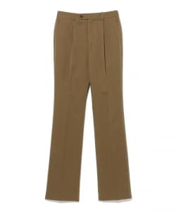 【別注】ORTELO / シューカット 1プリーツ ウールギャバジン スラックス