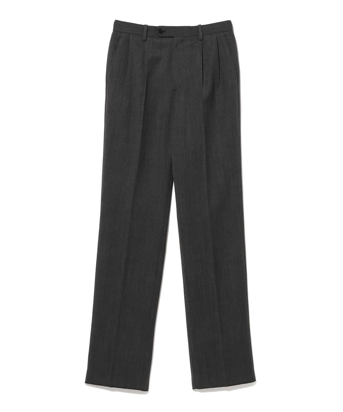 【別注】ORTELO / キャバルリーツイル 2プリーツ ワイドスラックス パンツ MEN CHARCOAL. G/09 44 【別注】ORTELO / キャバルリーツイル 2プリーツ ワイドスラックス パンツ MEN CHARCOAL. G/09 44