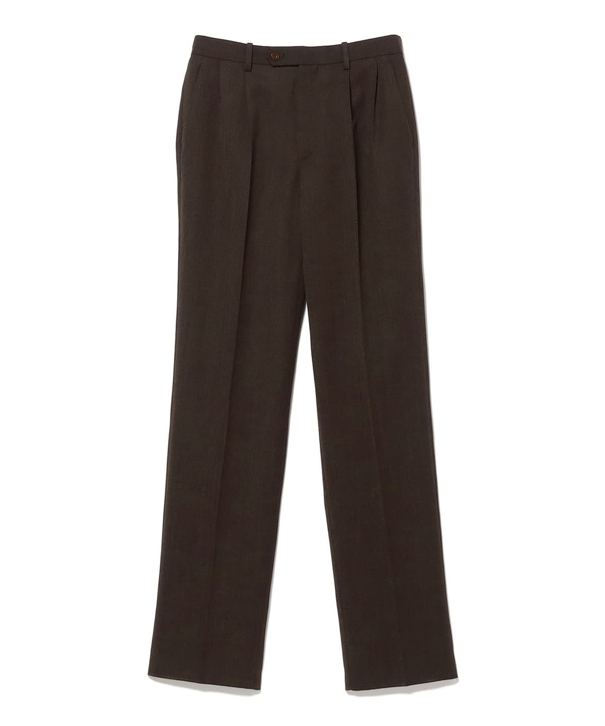 【別注】ORTELO / キャバルリーツイル 2プリーツ ワイドスラックス パンツ MEN BROWN/20 44 【別注】ORTELO / キャバルリーツイル 2プリーツ ワイドスラックス パンツ MEN BROWN/20 44