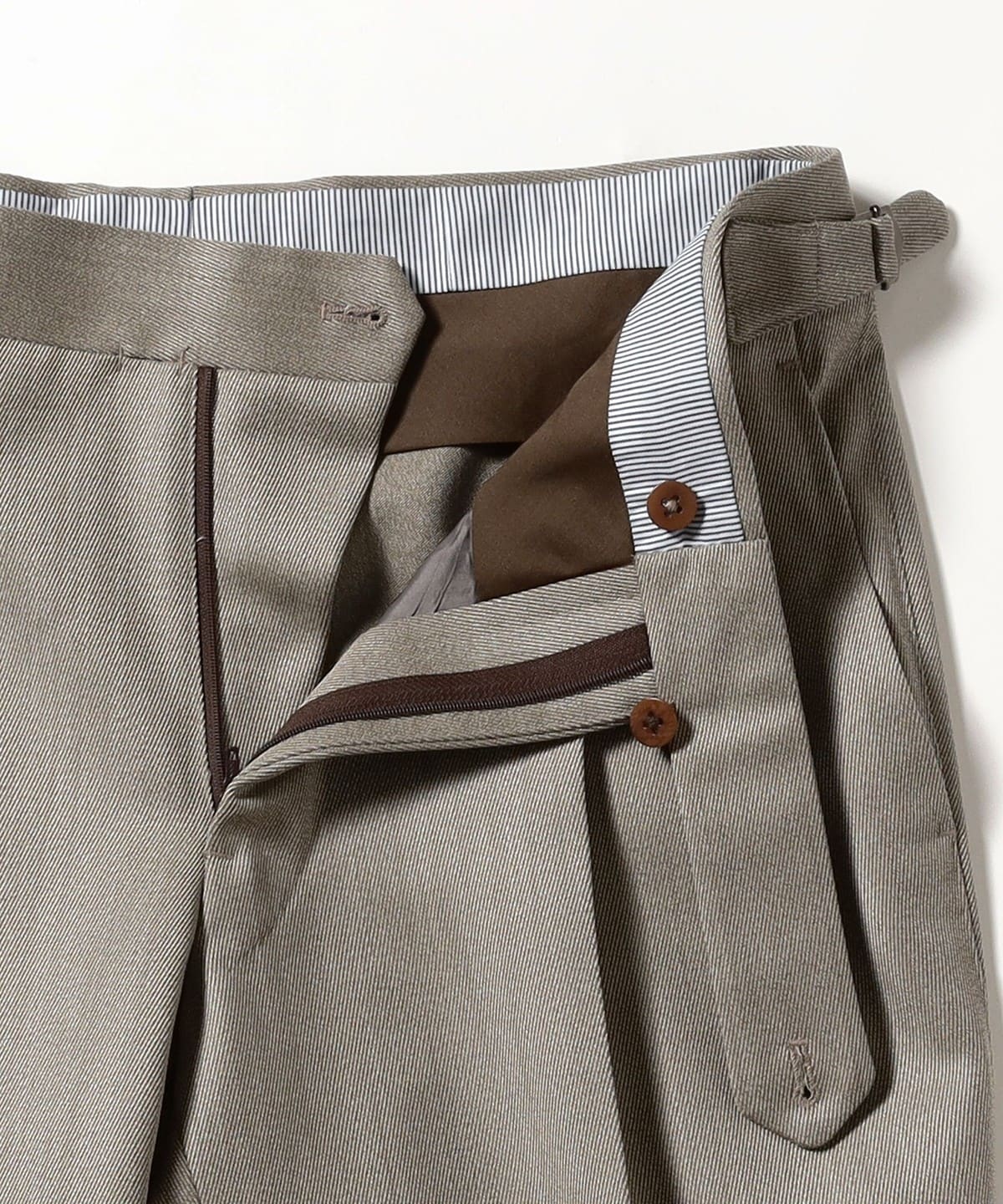 BEAMS F（ビームスF）【別注】IGARASHI TROUSERS / ウール カバート