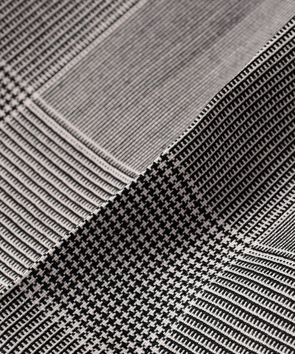 Fumiya Hirano THE TROUSERS / REGENT Wool Glenplaid 2-pleat slacks