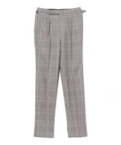 Fumiya Hirano THE TROUSERS / REGENT ウール グレンプレイド 2プリーツ スラックス