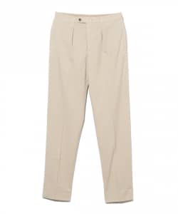 ATELIER ZINS / ストレッチ コットンツイル 1プリーツ スラックス