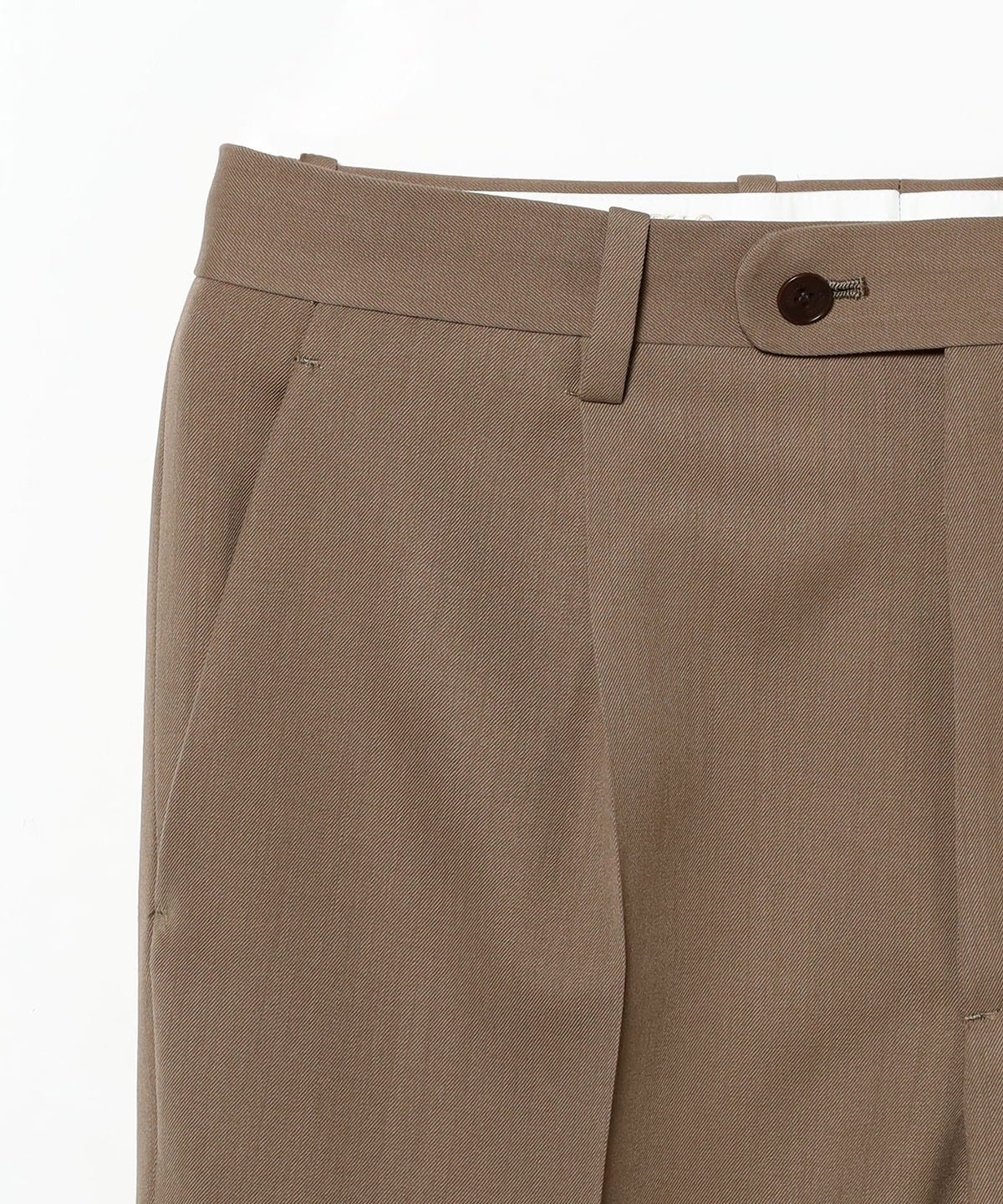 BEAMS F（ビームスF）【別注】ORTELO / シューカット 1プリーツ ウール