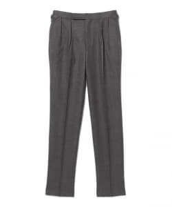 Fumiya Hirano TROUSERS / REGENT ウール サキソニー 2プリーツ スラックス