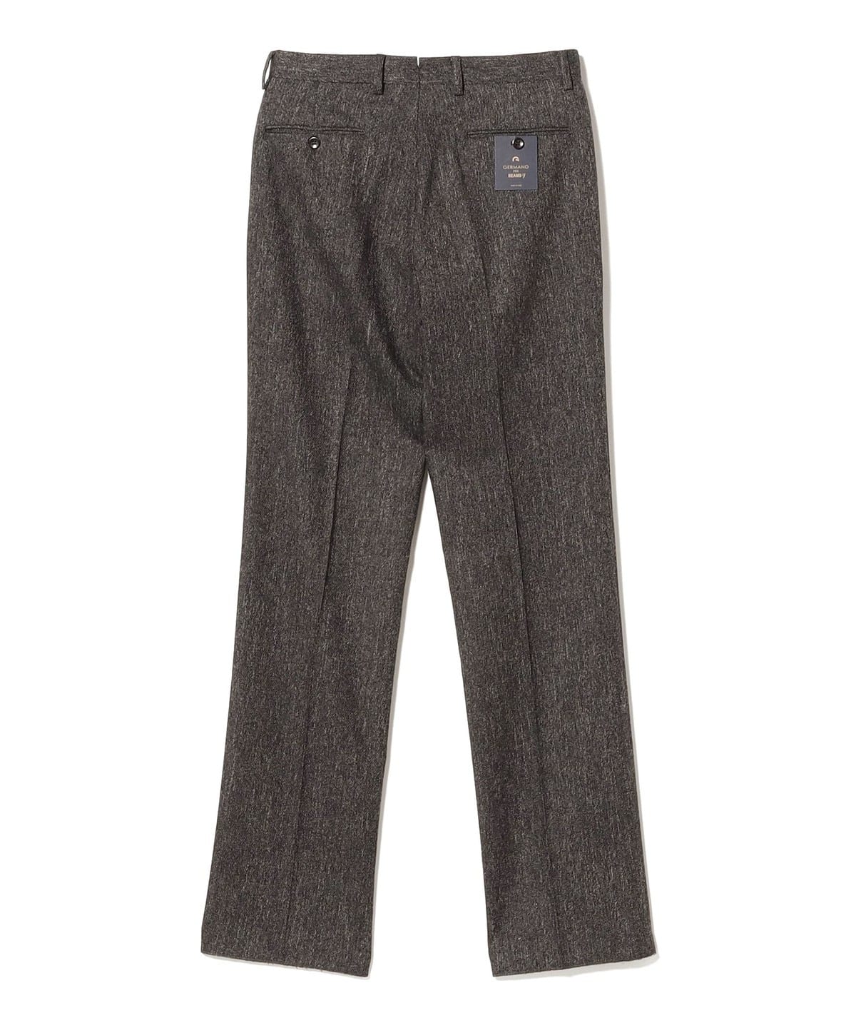 BEAMS F（ビームスF）GERMANO / OMERO ミックスファブリック 1プリーツ