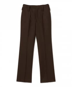 Tangent / Patt ウールフランネル 1プリーツ サイドアジャスター パンツ