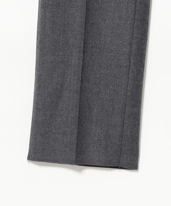 【別注】IGARASHI TROUSERS / ジャパンフランネル 2プリーツ サイドアジャスター スラックス