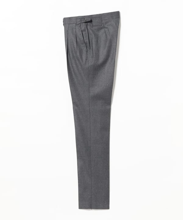 【別注】IGARASHI TROUSERS / ジャパンフランネル 2プリーツ サイドアジャスター スラックス