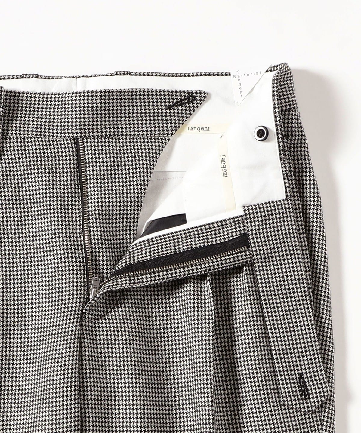 BEAMS F（ビームスF）Tangent / HENRY SLIM ハウンドトゥース パンツ