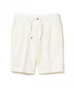 ▲GERMANO / 別注 コットンリネン ヘリンボーン ドローストリング ショーツ