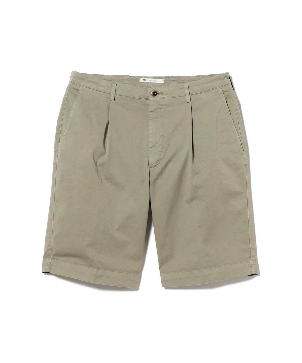 【BEIGE/141】GERMANO / 別注 コットンギャバジン 1プリーツ スラックス BEAMS F（ビームスF）【別注】GERMANO / コットンギャバジン 1プリーツ