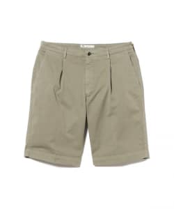 【別注】GERMANO / コットンストレッチ ギャバジン 1プリーツ ショーツ