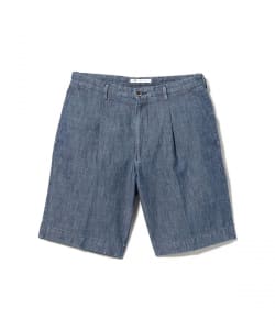 【別注】GERMANO / コットン デニム 1プリーツ ショーツ
