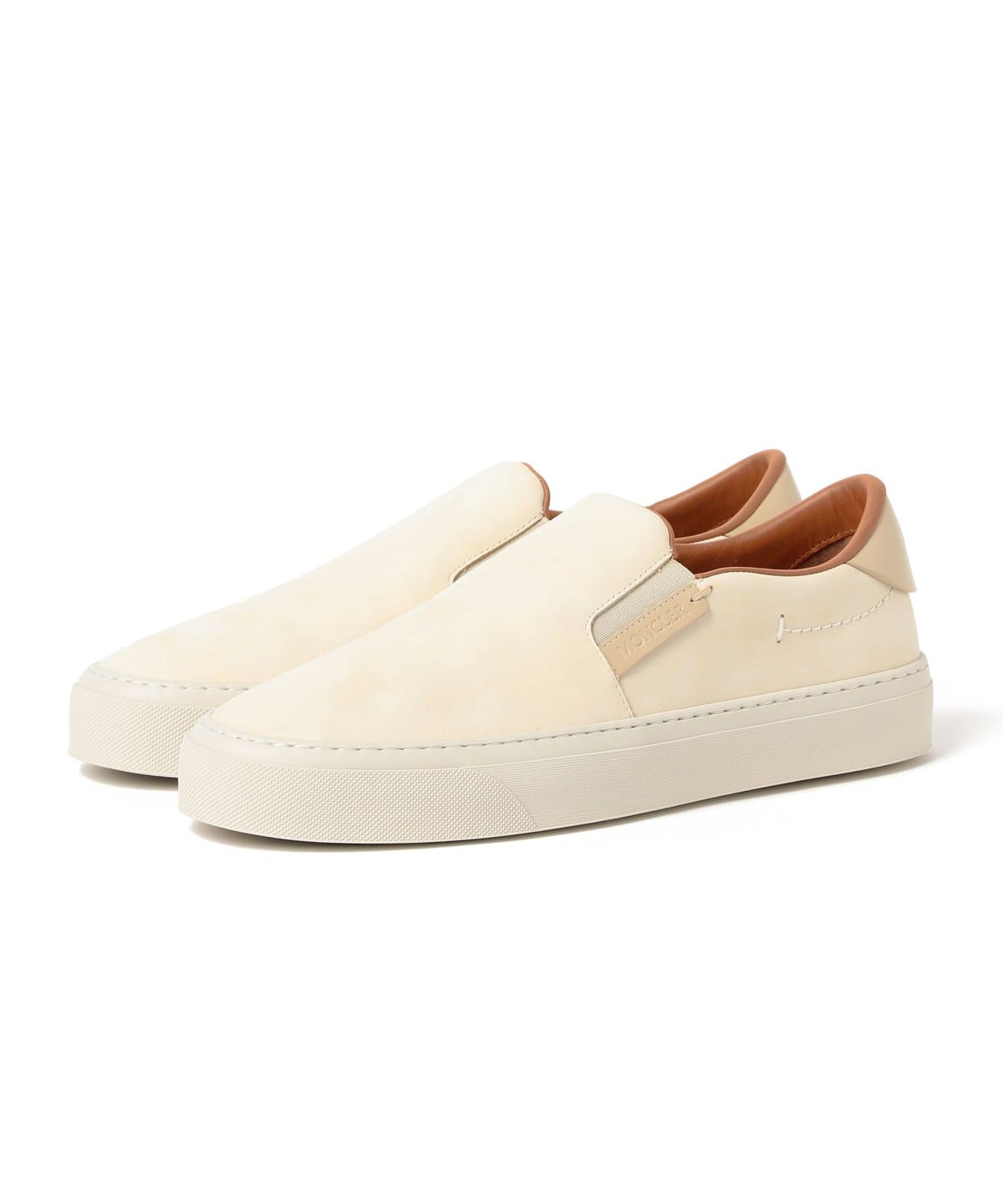 MONCLER モンクレール / MONCLUB スリッポン シューズ MEN BEIGE/20F 42 MONCLER モンクレール / MONCLUB スリッポン シューズ MEN BEIGE/20F 42