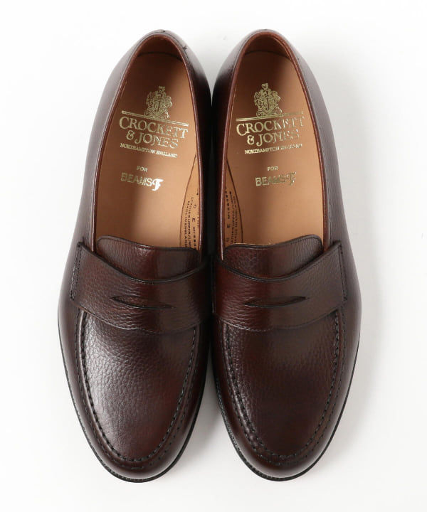 BEAMS F（ビームスF）CROCKETT&JONES × BEAMS F / 別注 MAINE グレイン