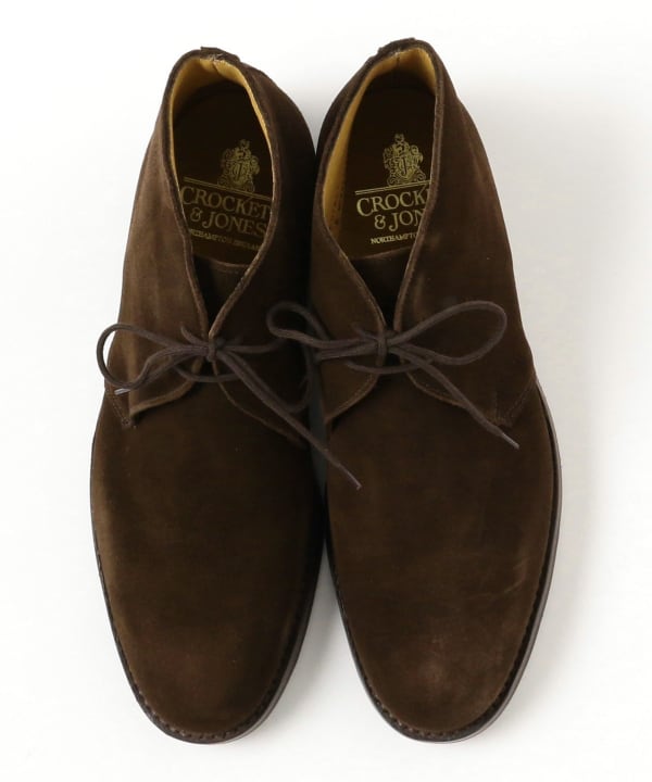 BEAMS F（ビームスF）CROCKETT&JONES / CHERTSEY スエード チャッカ ...