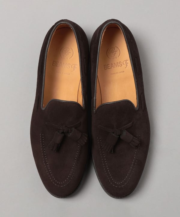 BEAMS F BEAMS BEAMS F / suede tassel loafers (shoes loafers