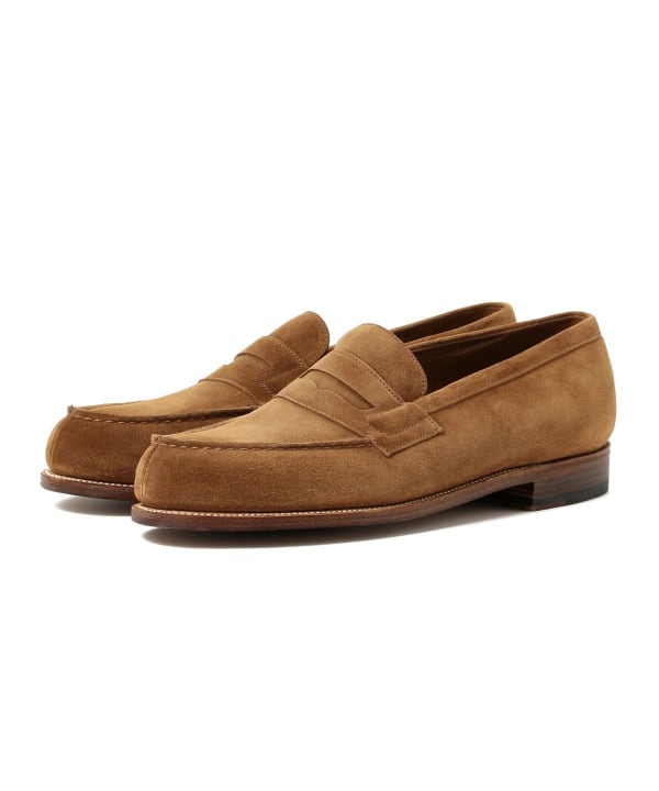 BEAMS F(BEAMS F)J.M. WESTON / 180 C WIDTH Suede Signature Loafers 