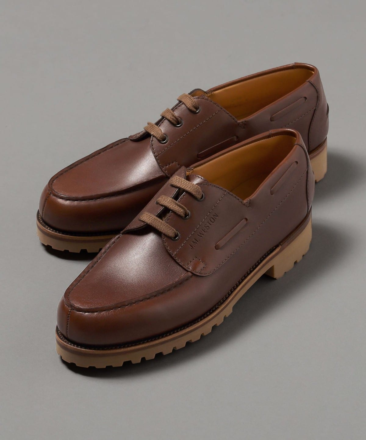 BEAMS F (BEAMS F) J.M. WESTON / 690 YACHTING DERBY C WIDTH U-Tip Shoes  (Shoes) Dress Shoes) Online Order|BEAMS