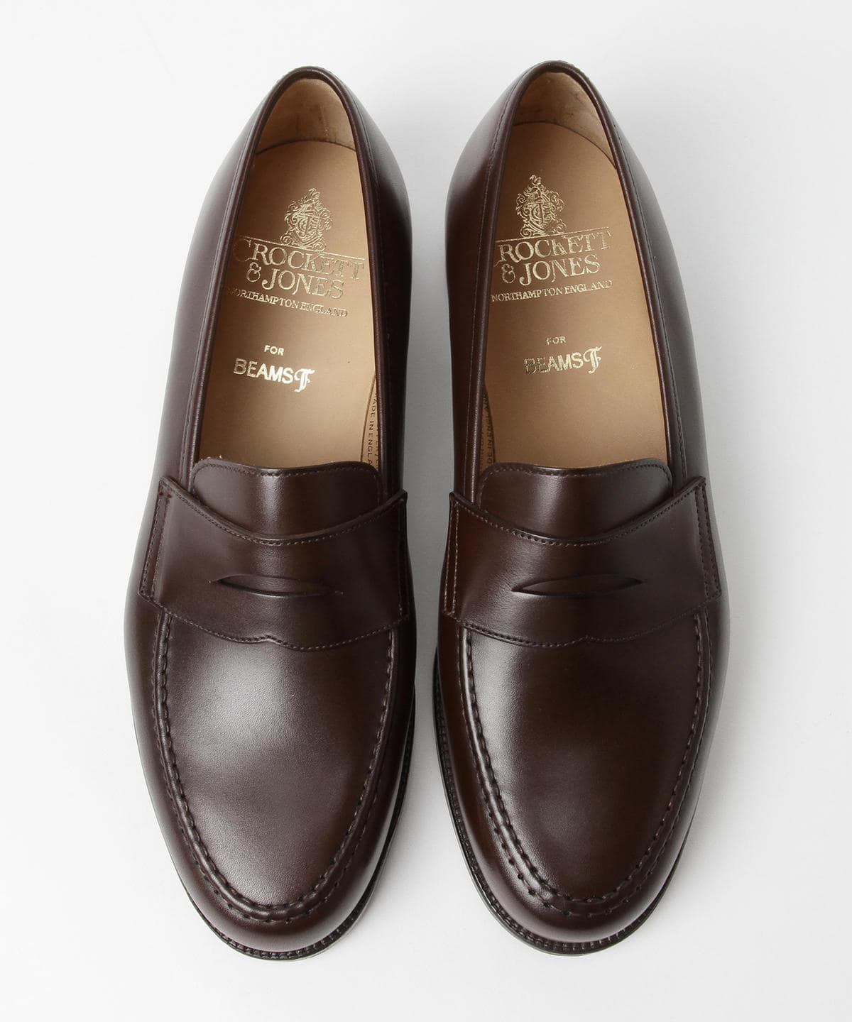 Crockett ＆ Jones ローファー BEAMS F 別注 6 1/2-