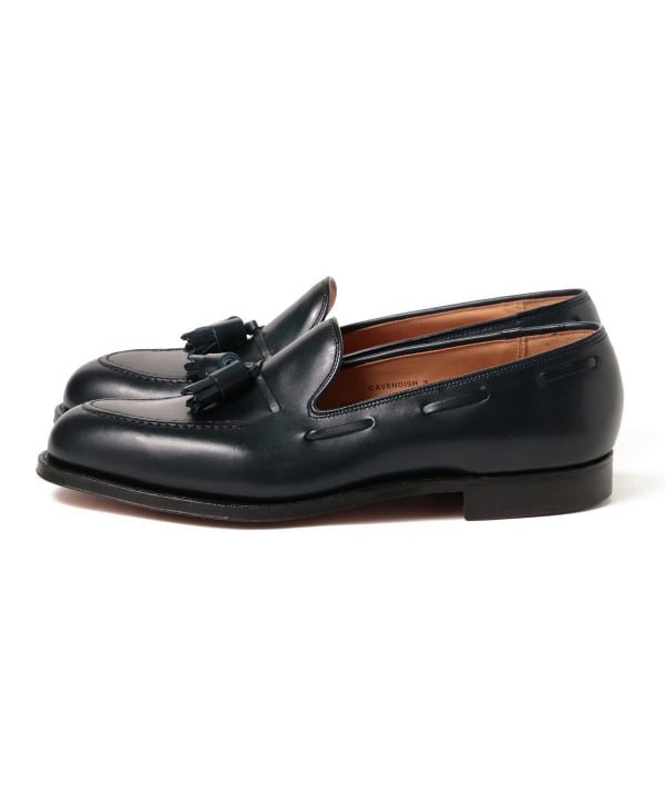 BEAMS F（ビームスF）CROCKETT&JONES / CAVENDISH3 カーフ タッセル ...