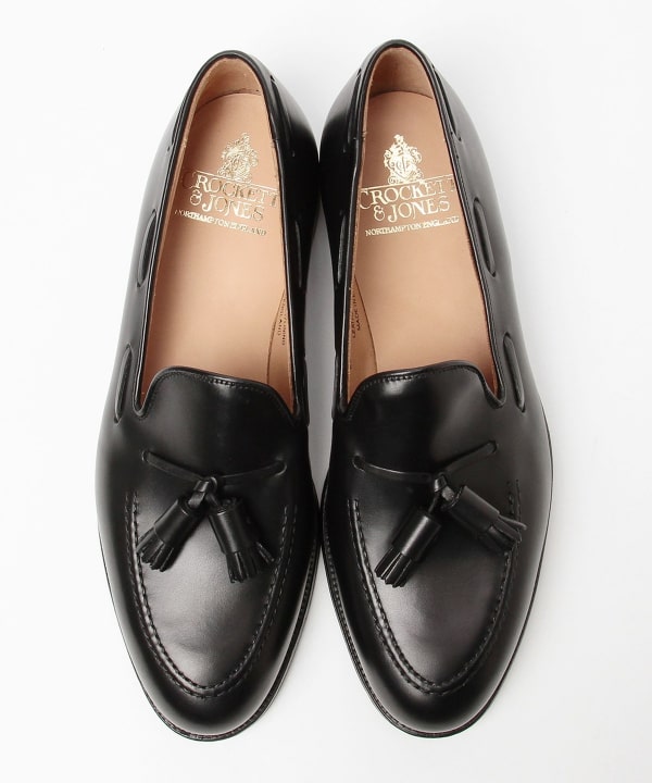 BEAMS F（ビームスF）CROCKETT&JONES / CAVENDISH3 カーフ タッセル ...