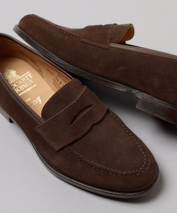 Crockett & Jones beams f 別注ローファー スエード-