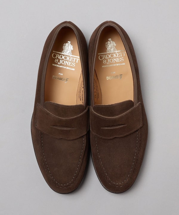 BEAMS F（ビームスF）CROCKETT&JONES × BEAMS F / 別注 MAINE スエード ...