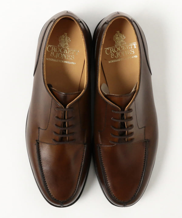 クロケットアンドジョーンズ CROCKETT&JONES MORETON Uチップ ドレスシューズ【サイズ5 1/2 E】【メンズ】