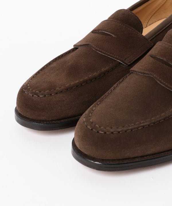 BEAMS F（ビームスF）CROCKETT&JONES / BOSTON2 スエード ローファー