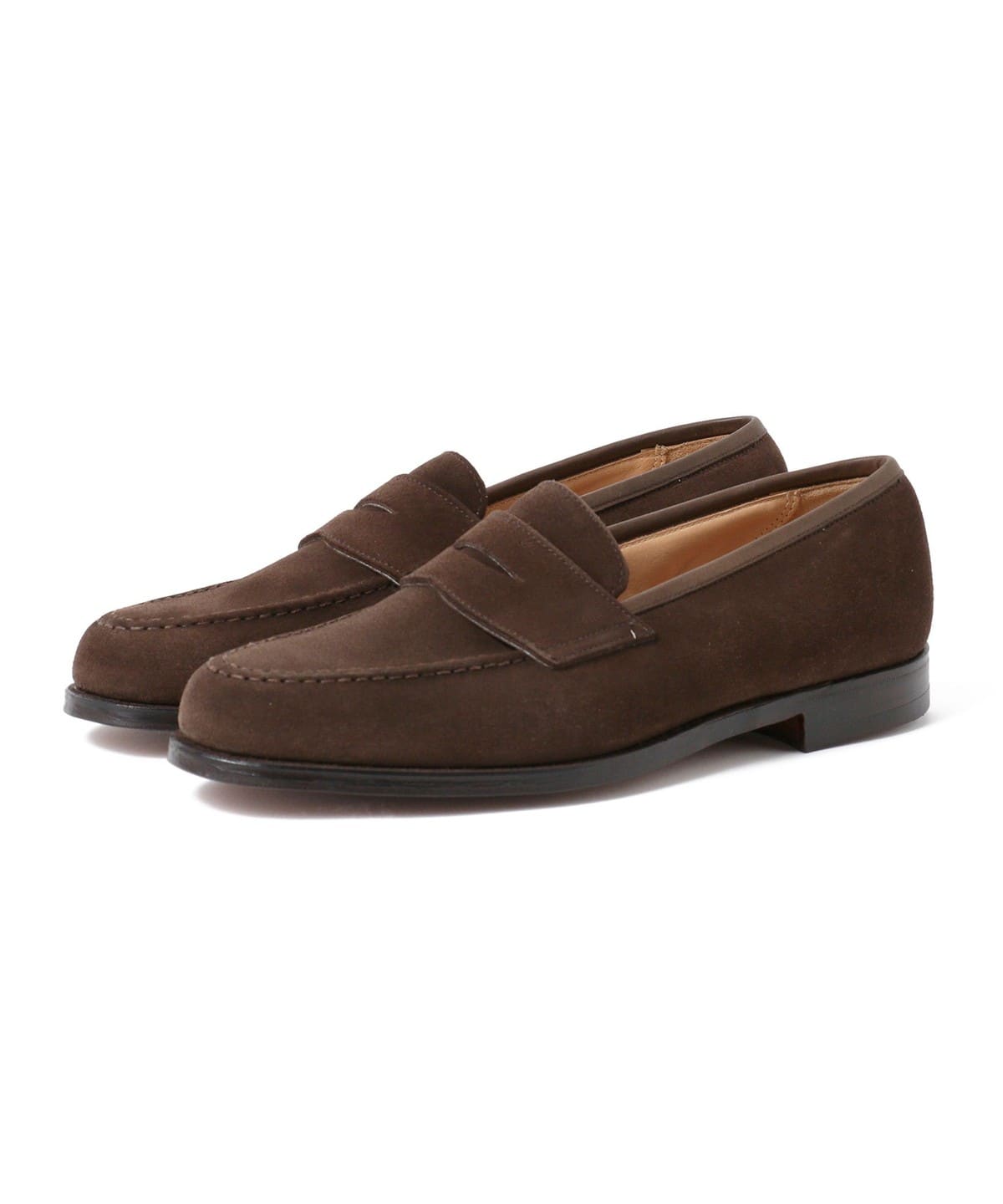 BEAMS F（ビームスF）CROCKETT&JONES / BOSTON2 スエード ローファー ...