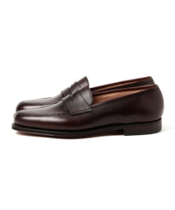 ▲CROCKETT&JONES / 別注 MAINE ペブルグレインレザー ローファー