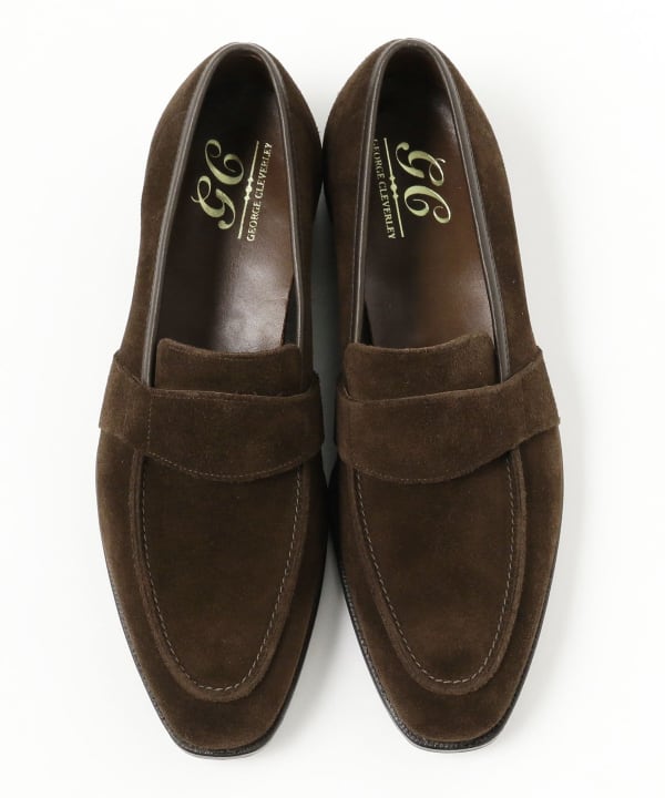 BEAMS F George Cleverley / OWEN suede classic loafers (shoes BEAMS 