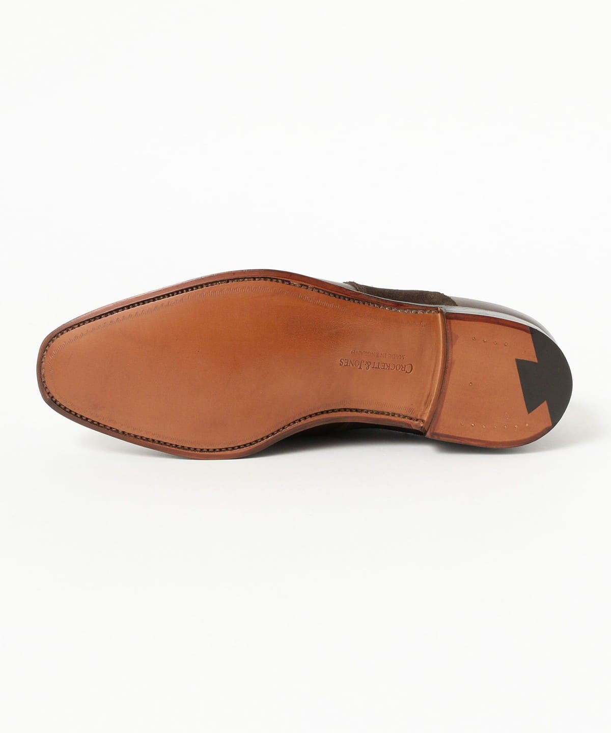 ☆美品☆Crockett＆Jones 7.5E サドルシューズ ビジネスシューズ