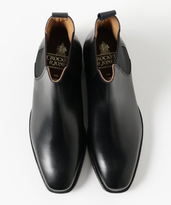 Beams F ビームスf Crockett Jones Chelsea3 カーフ サイドゴアブーツ シューズ ドレスシューズ 通販 Beams